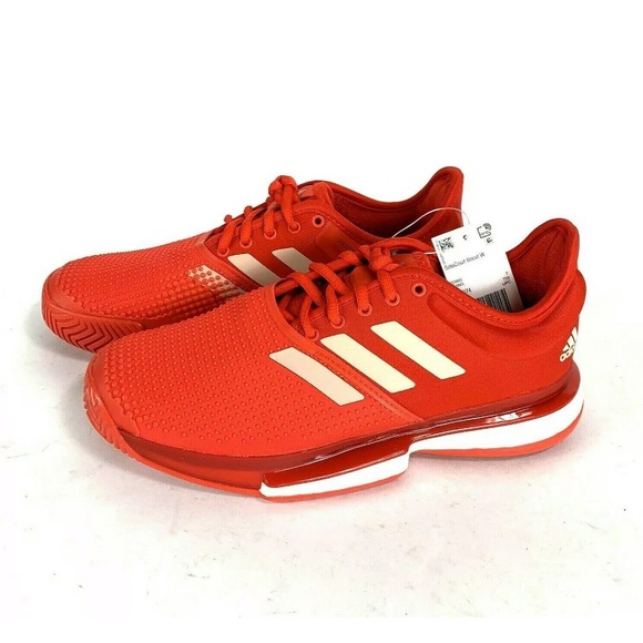 adidas Shoes Adidas Solecourt Boost Womens Tennis Shoes Red Poshmark